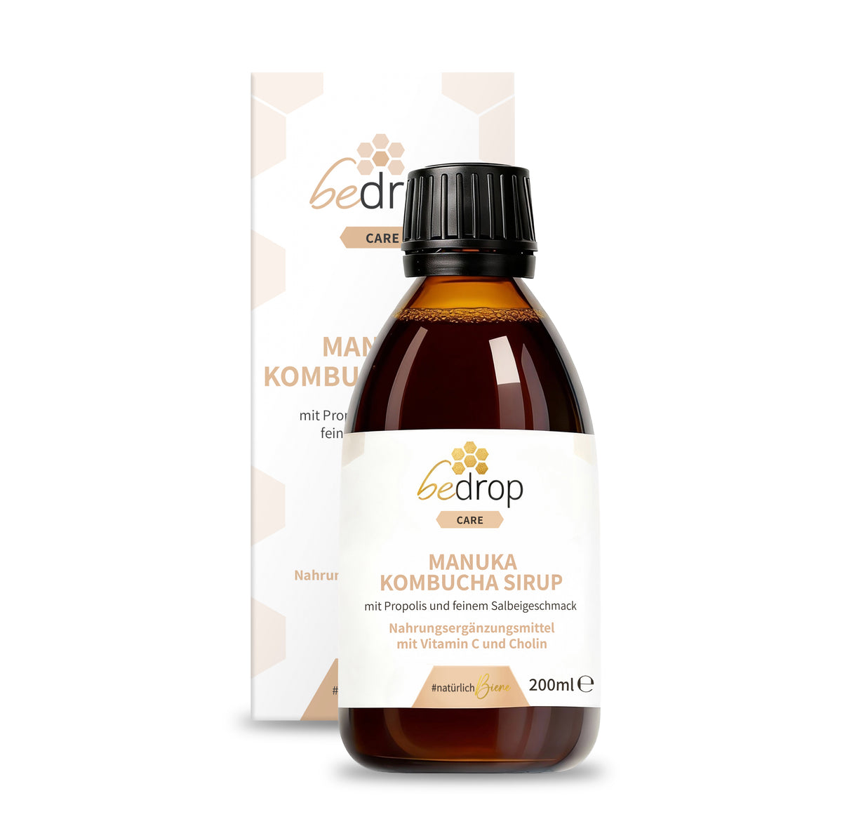 Vorteilsset: 3x Manuka Kombucha Sirup mit Propolis & feinem Salbeigeschmack - 3x 200ml