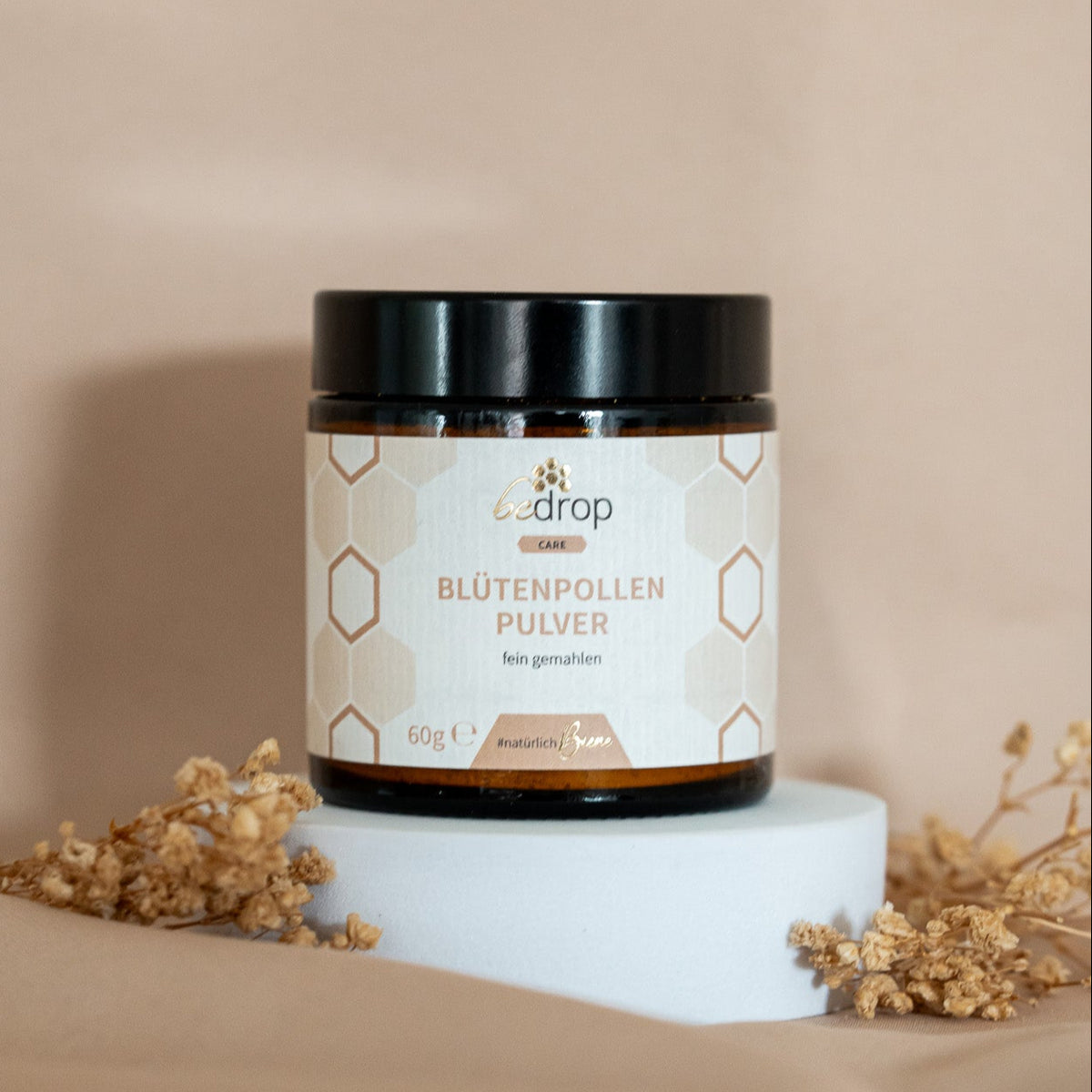 Vorteilsset: 3x Blütenpollenpulver / Bienenpollen - 60g (Blütenpollen gemahlen) im 3er Set