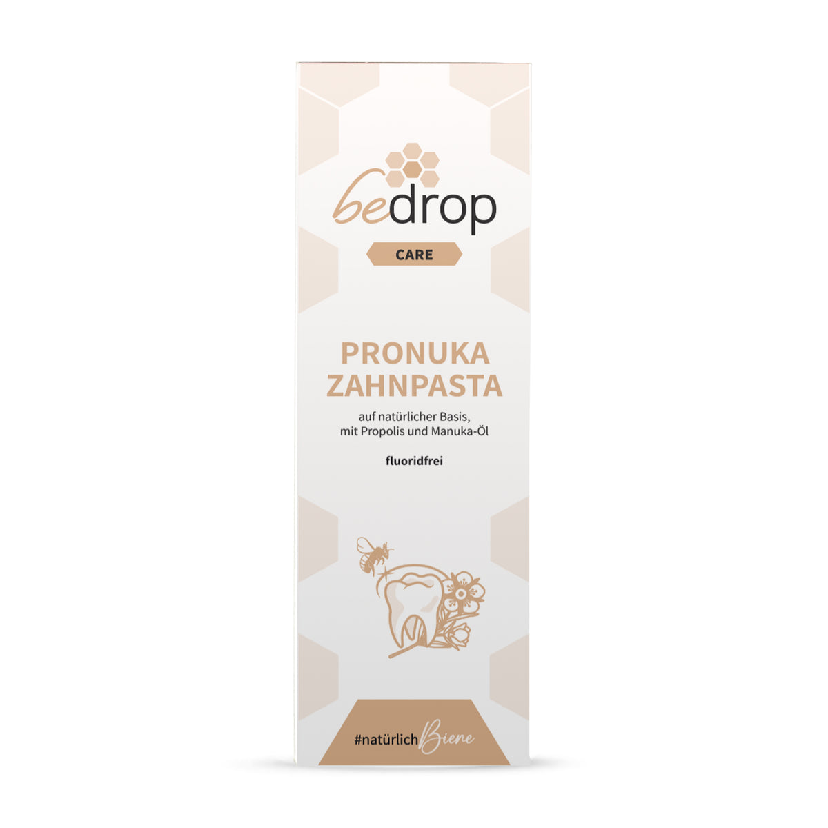 Pronuka Zahnpasta / Zahncreme mit Propolis & Manuka-Öl, fluoridfrei & natürlich - 75ml