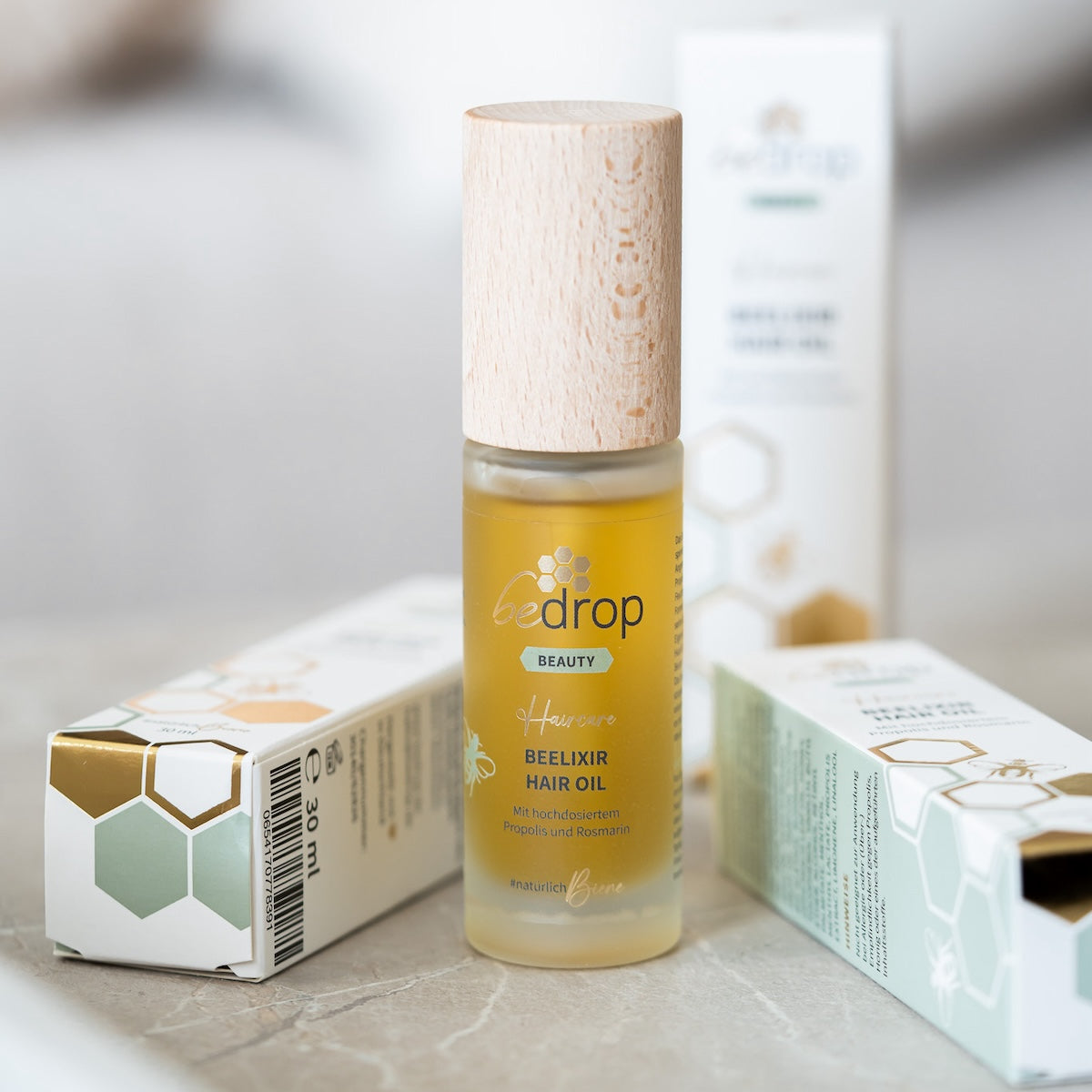Vorteilsset: 3x BEELIXIR HAIR OIL / Haaröl mit Manuka Honig, Propolis und Rosmarinextrakt - 30ml