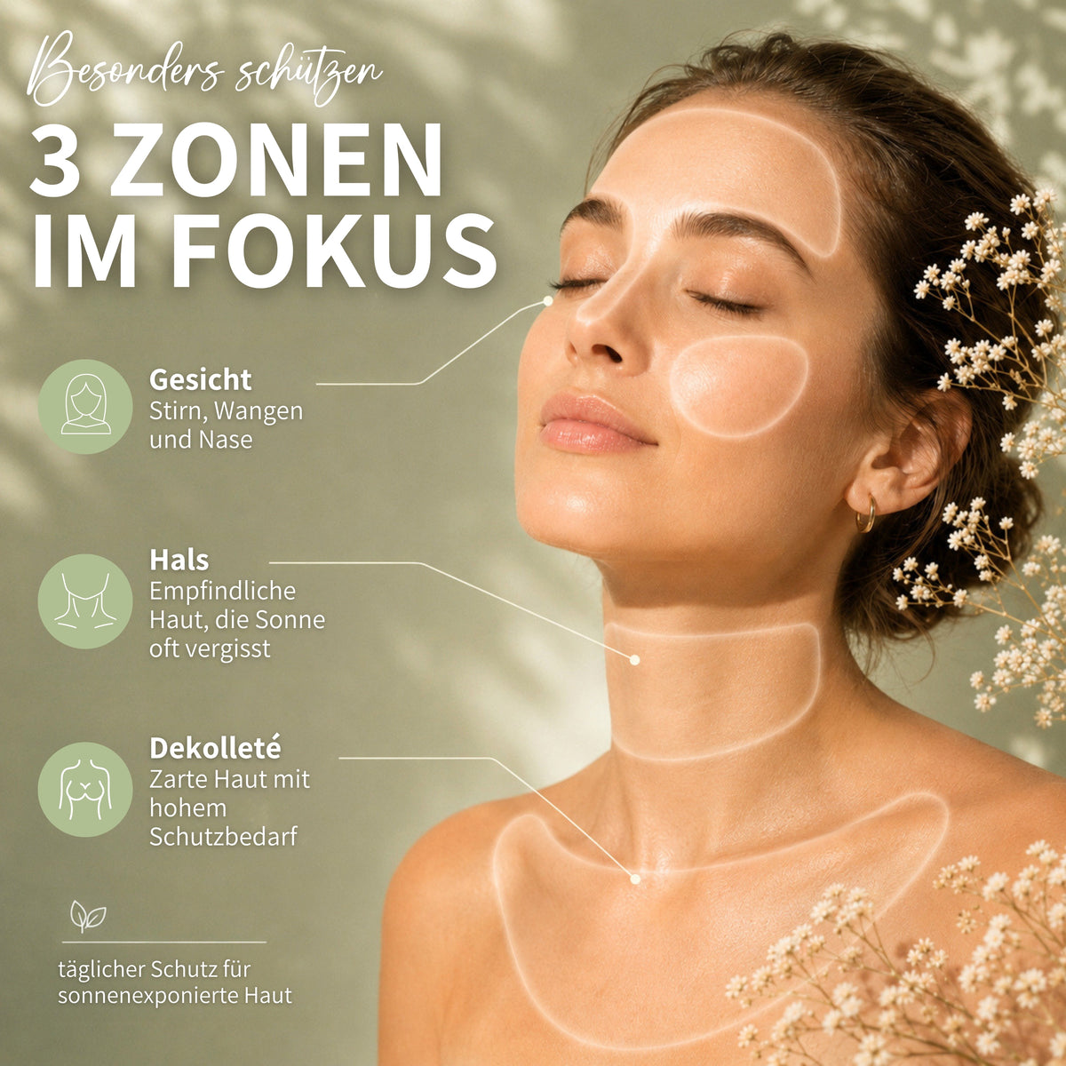 HIVE PROTECT LSF 30 - Sonnencreme für Gesicht & Dekolleté mit mineralischem UVA & UVB-Schutz  - 50ml