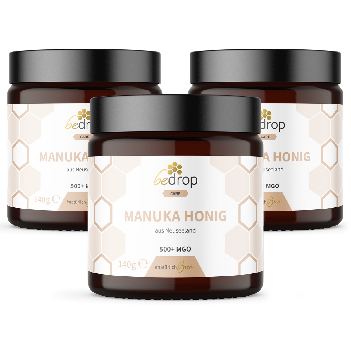 Vorteilsset: 3x Manuka Honig MGO 500+ - 140g zum Sparpreis