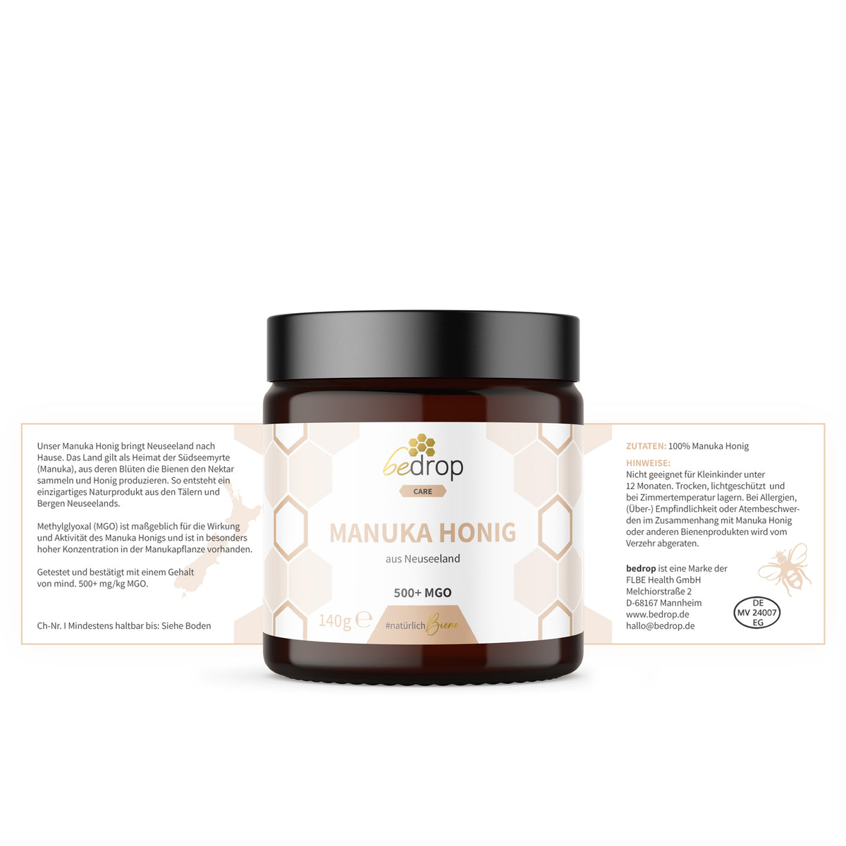 Pro Senior Set | Manuka Honig MGO 500+, Bio Gelee Royal Kapseln & Bee Cream