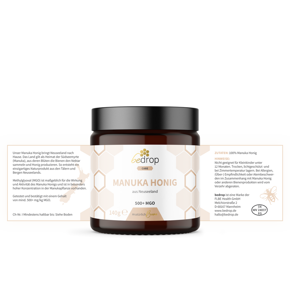 Das Kinder Set | Manuka Honig MGO 500 + Propolis Tinktur (alkoholfrei)