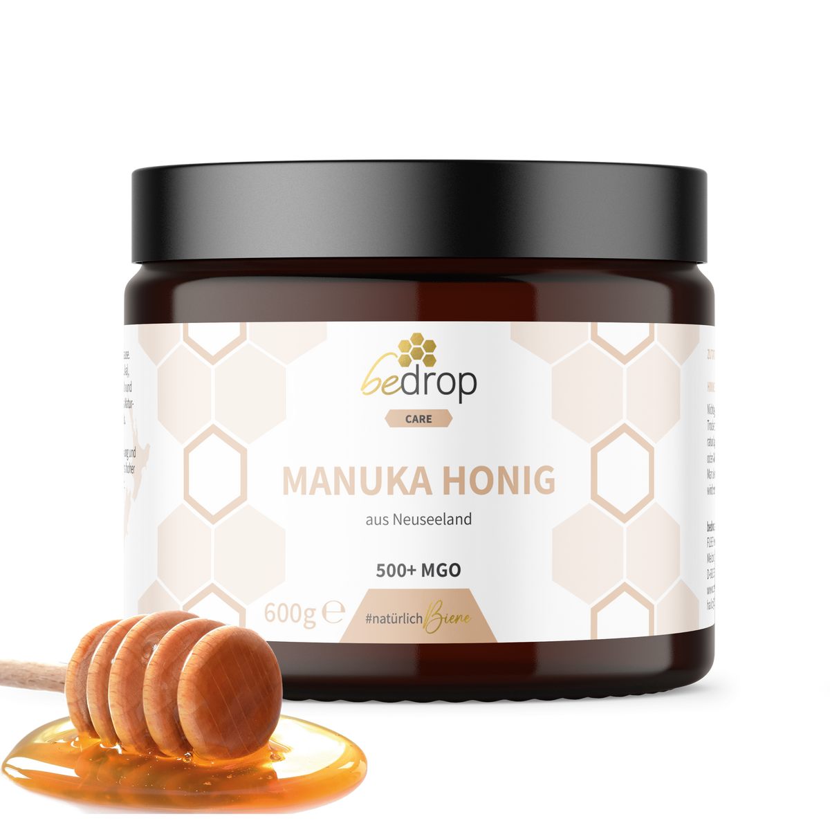 XXL Manuka Honig 600g mit MGO 500+ Vorratsglas