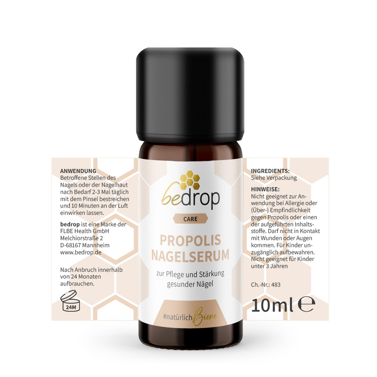 Nail Care Set | Propolis Nagelserum, Kapseln & Propolis-Honig-Seife