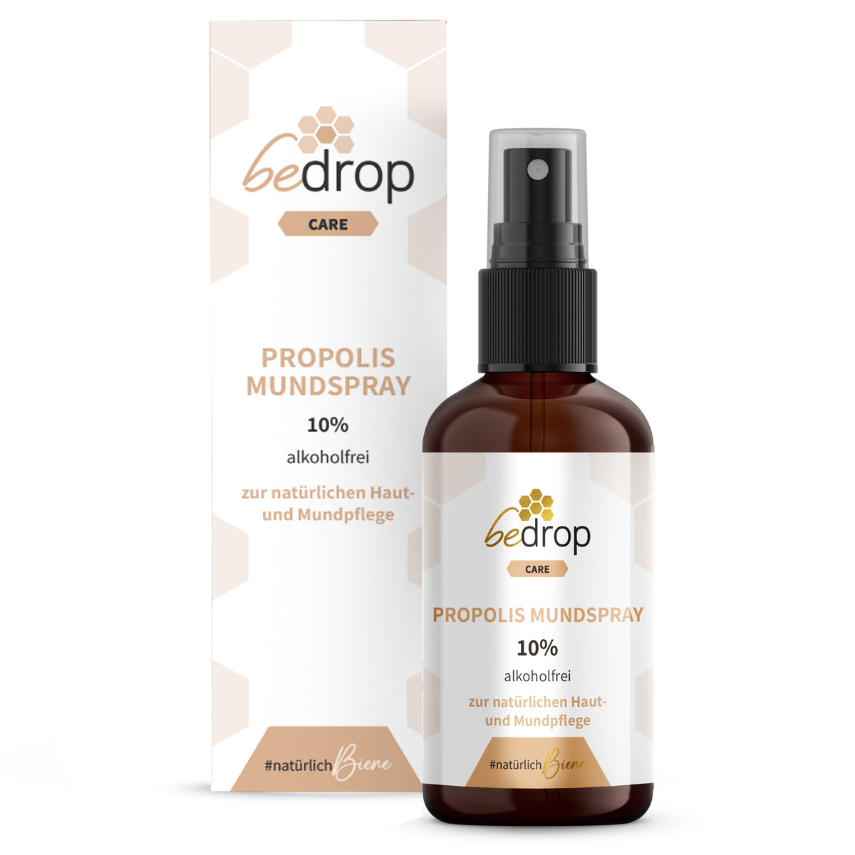 Vorteilsset: 3x Propolis Tinktur Mundspray (alkoholfrei & wasserlöslich) - 30ml im 3er Set