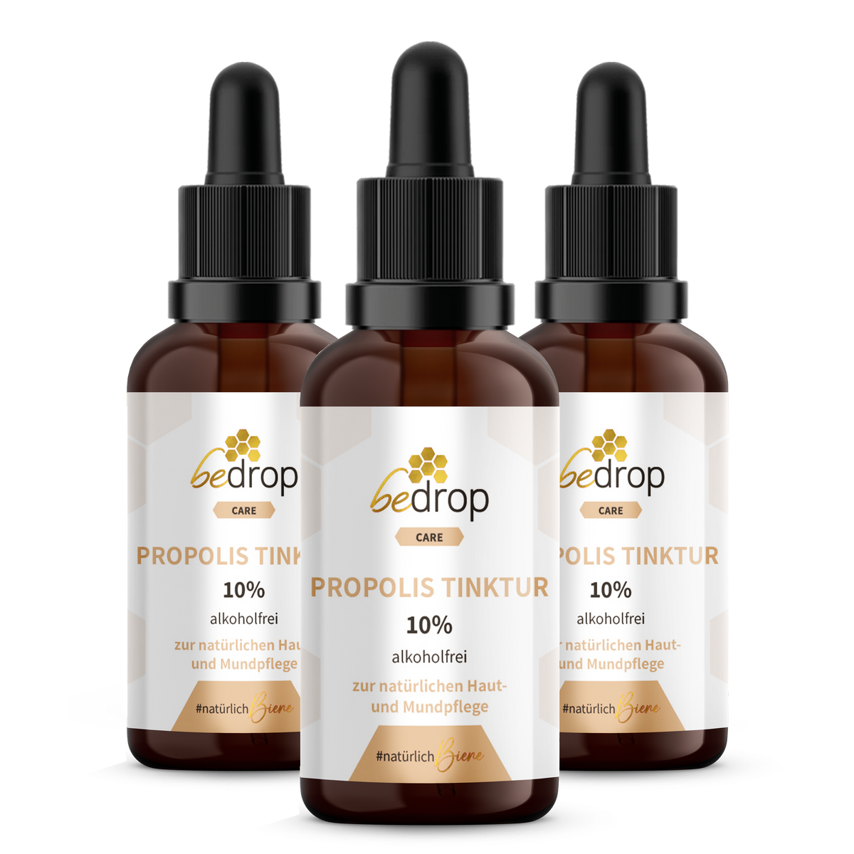 Vorteilsset: 3x Propolis Tinktur (alkoholfrei & wasserlöslich) - 30ml im 3er Set