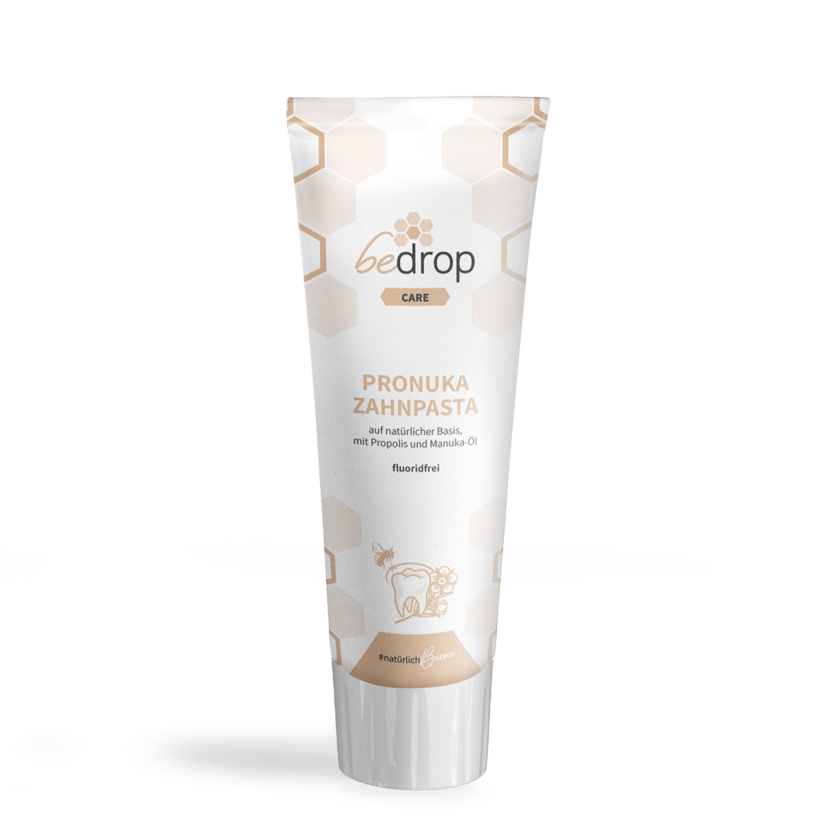 Pronuka Zahnpasta / Zahncreme mit Propolis & Manuka-Öl, fluoridfrei & natürlich - 75ml
