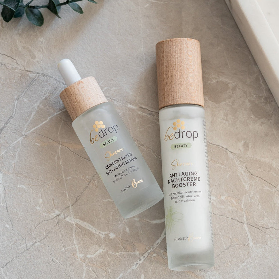 Anti-Aging-Set | CONCENTRATED Anti Aging Serum & Nachtcreme Booster