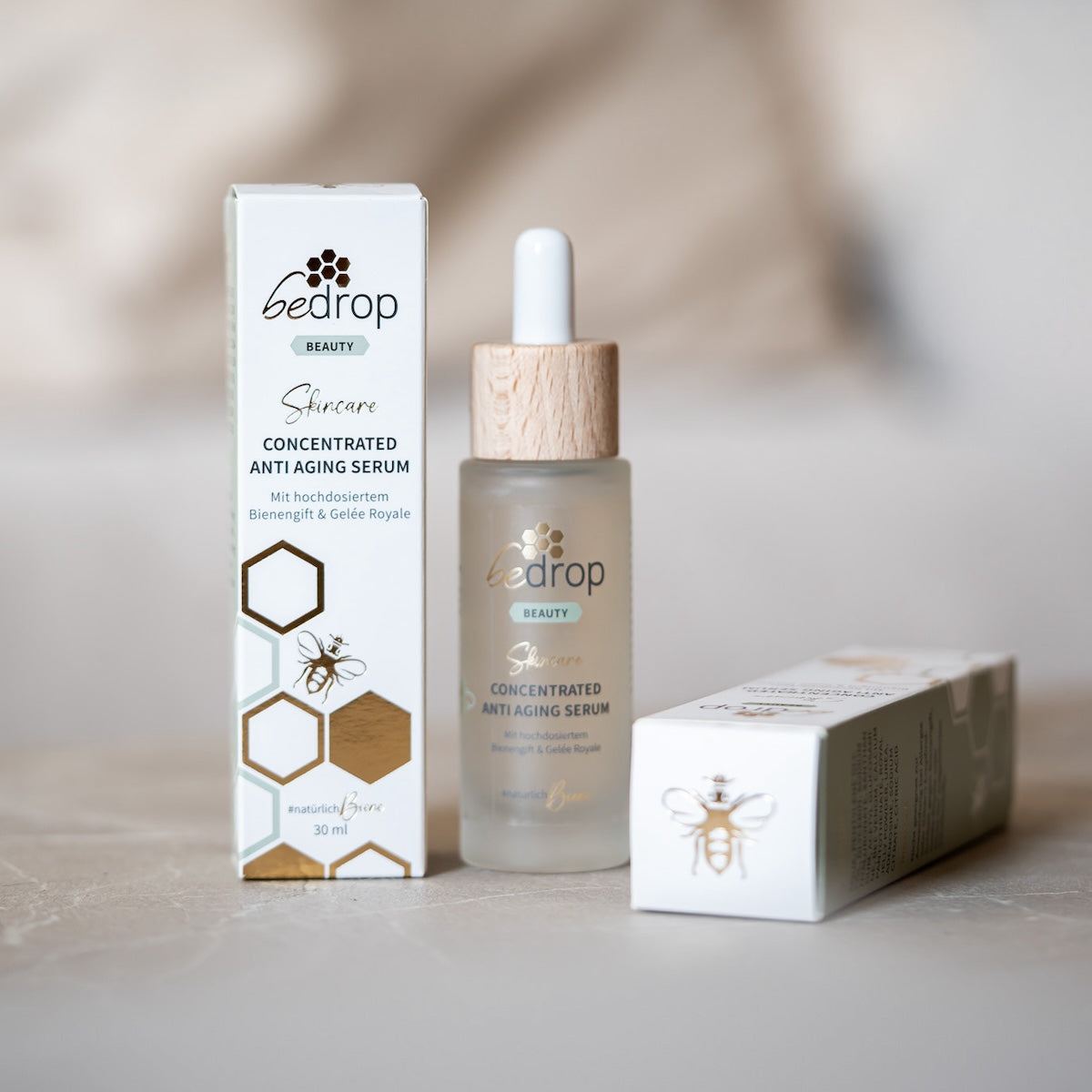 CONCENTRATED ANTI AGING SERUM / Gesichtsserum mit hochdosiertem Bienengift & Gelée Royale - 30ml
